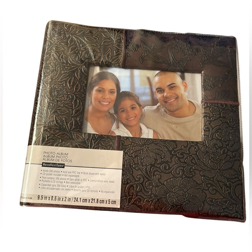 Classic Brown Floral Photo‎ Album